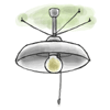 (イラスト)照明器具を固定