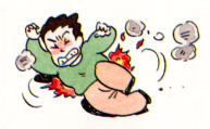 (イラスト)衣類に火がついたら