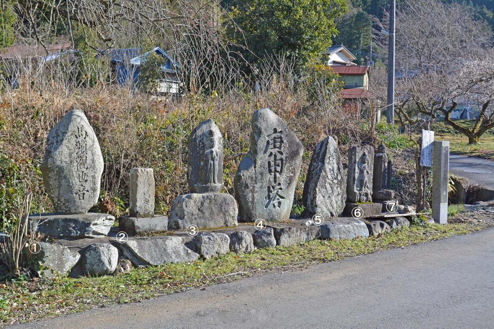 髭海道の石仏群