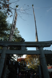 (写真)東山神社の獅子舞02